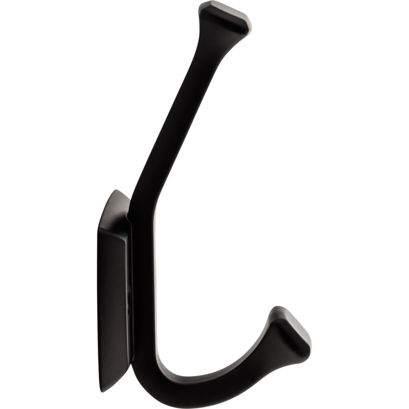 Juliet 4 3/4 Inch Wall Hooks, Flat Black
