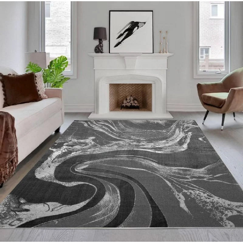 No Distressing Geometric Area Rug, Rectangle 200 x 290 cm