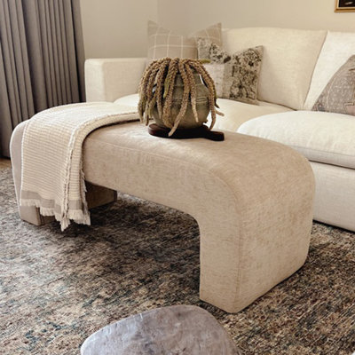 Ichika 47" W Upholstered Bench