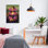 Toile Graffiti sur toile Mona Lisa, design par Masters Redux