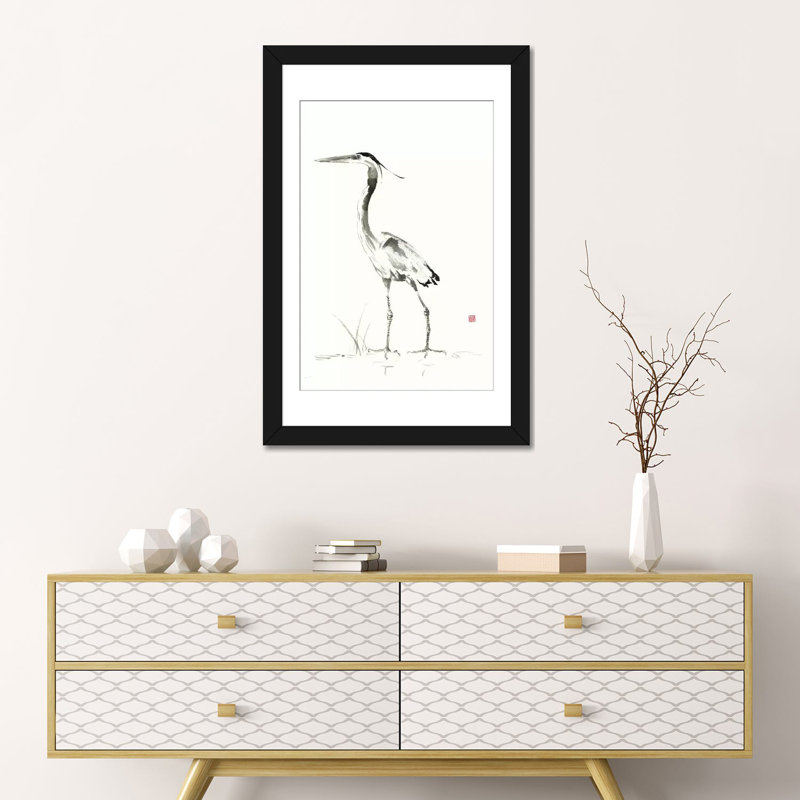 « soirée watch ii », reproduction sur toile, H 24 po x l 16 po x P 1 po, Papier d'art encadré noir, Blanc