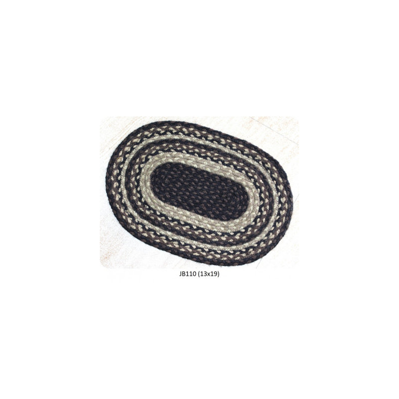 Récapitulatif en coton tressé Dinsmore, H 0,5 po x l 19 po x P 13 po, Noir