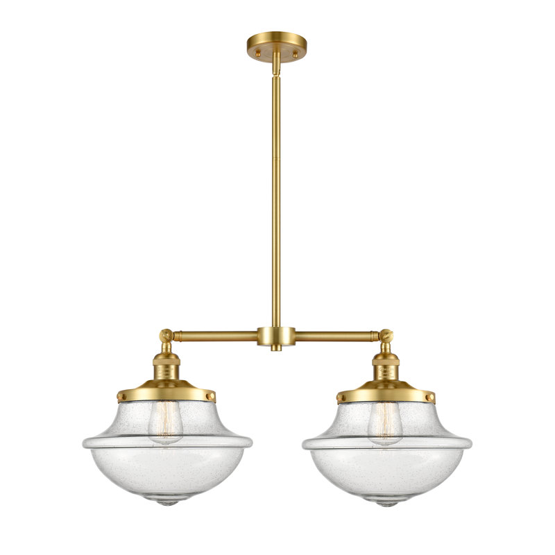 Calliope 2 - Light Kitchen Island Pendant, Seedy, 6 Watt Vinage LED Bulb, Antique Copper