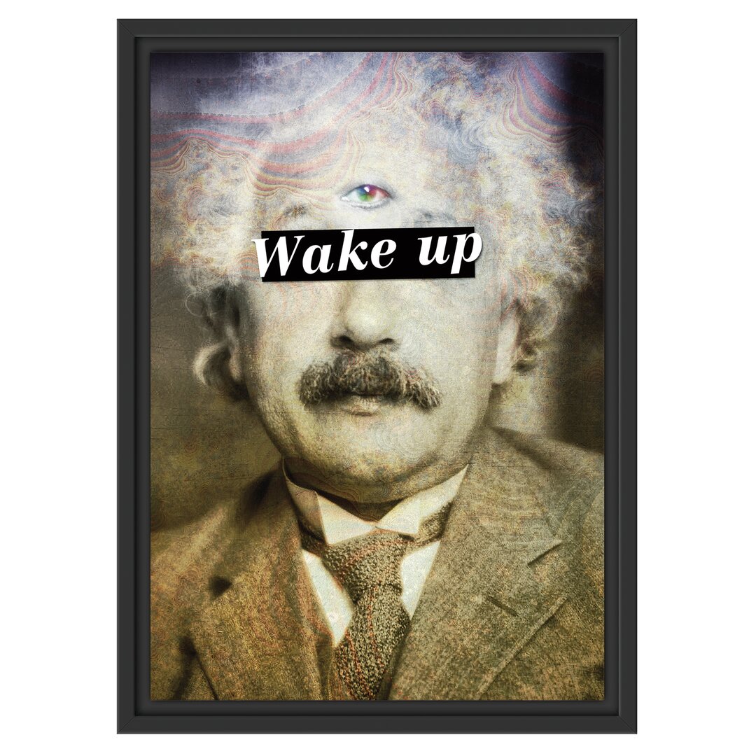 Gerahmtes Wandbild Einsteins third eye