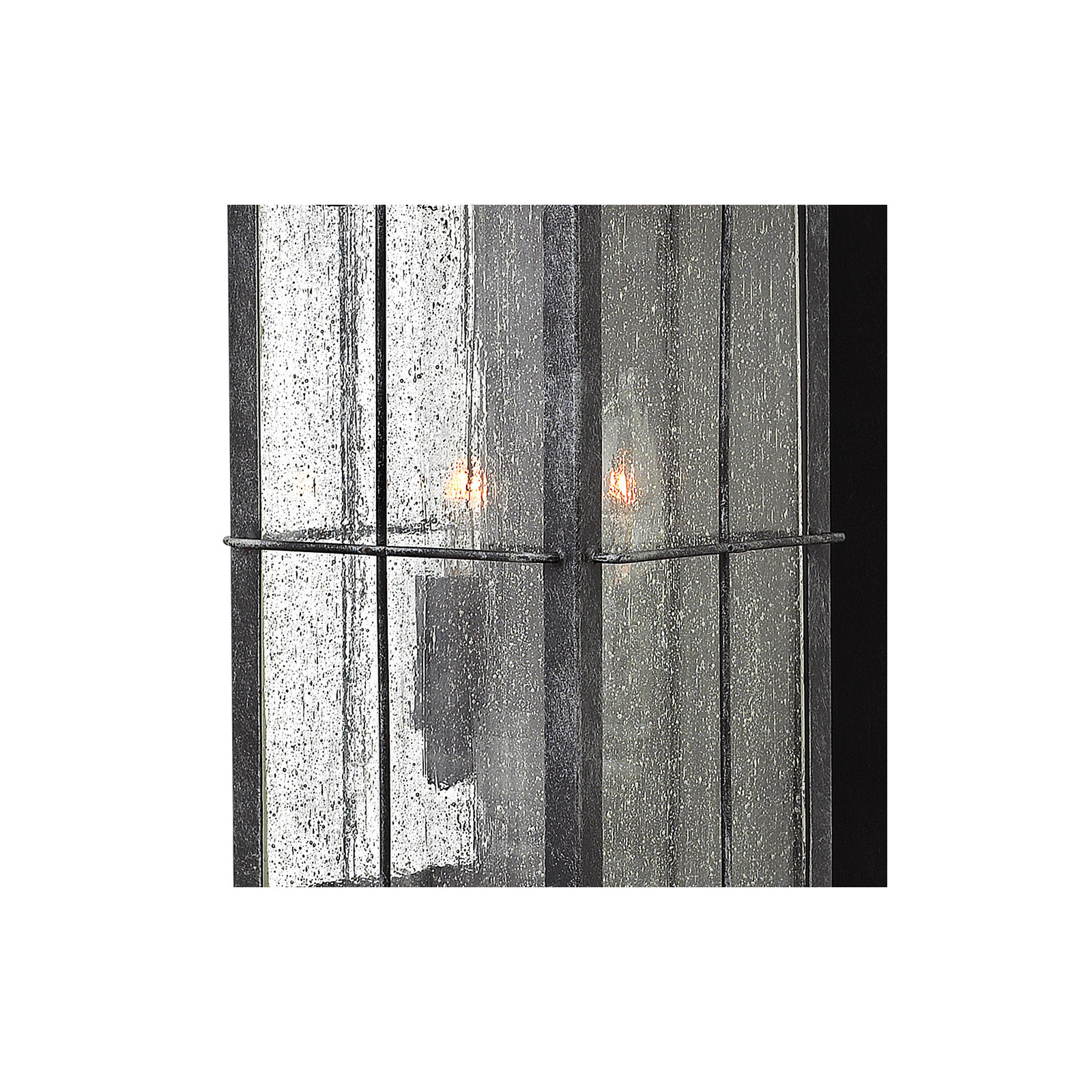 Bingham 2-Light Outdoor Wall Lantern, Graystone, Integrated LED