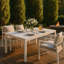Table polyvalente 55 po intérieur / extérieur avec pieds en métal