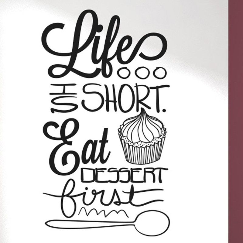 Wall Decal, Black, Large