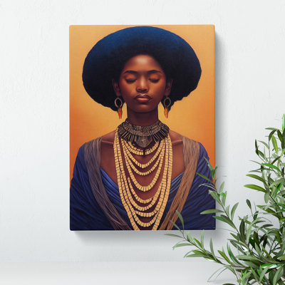 Portrait Of A Royal Woman No.1 - Wrapped Canvas