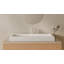 Lavabo de salle de bain vasque rectangulaire en résine 47,2 po x 18,9 po Badeloft WB-05-XXL-G blanc brillant-137927664