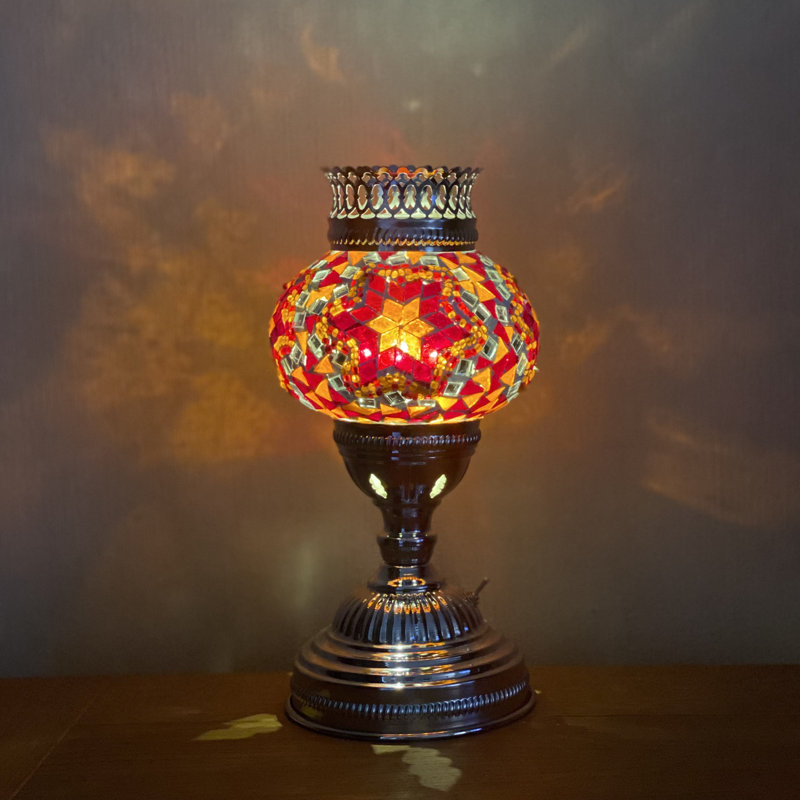 Kidd Metal Lamp, Red/Orange