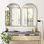 Miroir mural arqué en alliage d'aluminium, miroir de meuble-lavabo en verre HD, miroir décoratif moderne pour chambre à coucher, salon, entrée-467738988-467740307