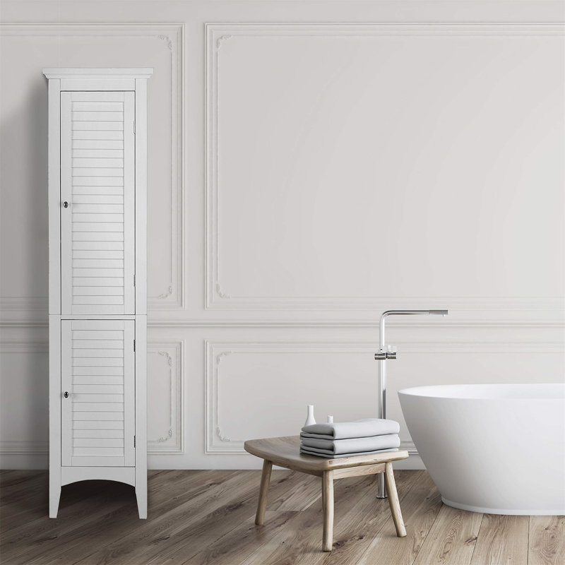Damielle Freestanding Linen Cabinet