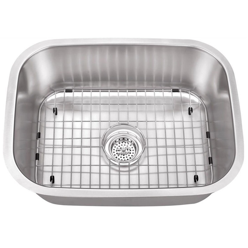 25.5 " L Undermount Single Bowl Stainless Steel Kitchen Sink