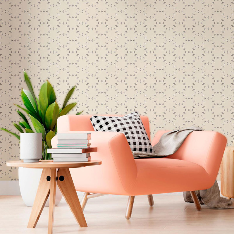 Geometric Abstract 96" L X 24" W Peel And Stick Wallpaper N010108