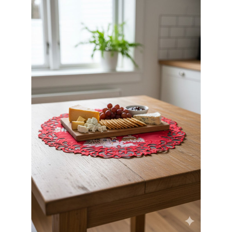 Napperon Snowman, Rond 24 po