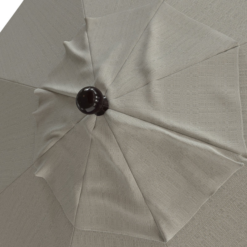 Parasol de marché 90 po Nakeira, Performance granit tissé, Bronze