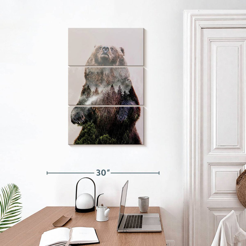 Brampt Forest Pines Bear, 32" H x 20" W