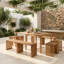 Banc extensible Riviera (ensemble de 2) naturel