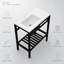 APRESSHUI 18.5 " 34.63 " Tall Ceramic and Vitreous China Bathroom Sink