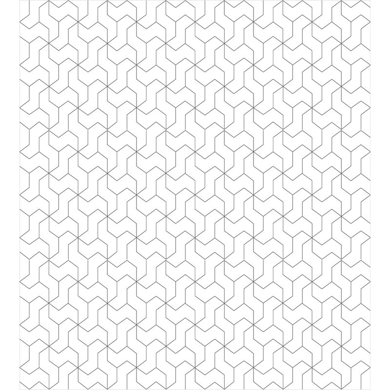Ambesonne Geometric Shapes Duvet Cover Set