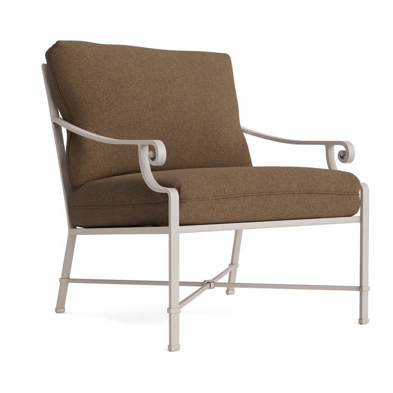 Venetian Outdoor Lounge Chair, Fusion Moccasian, Dove Smooth
