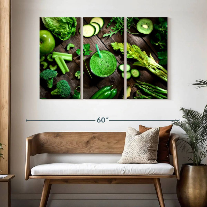 Vegetable Smoothie, 32" H x 50" W