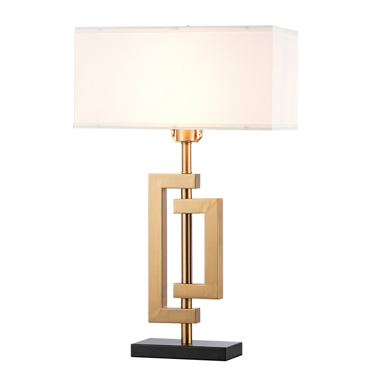Tikeshia Chain Modern Table Lamps Brass Finish