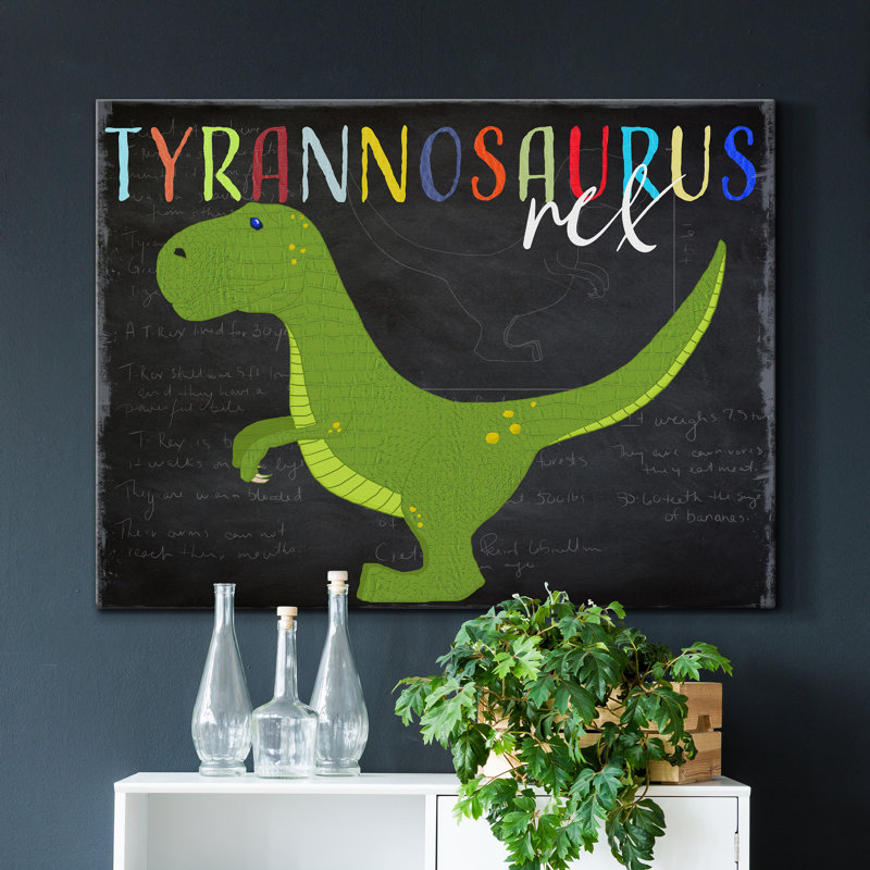 Tyrannosaurus Rex - reproduction sur toile tendue, H 27 po x l 18 po x P 1 po