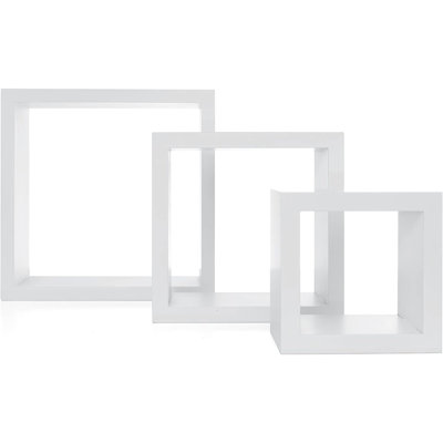 Golo 3 Piece Square Floating Shelf