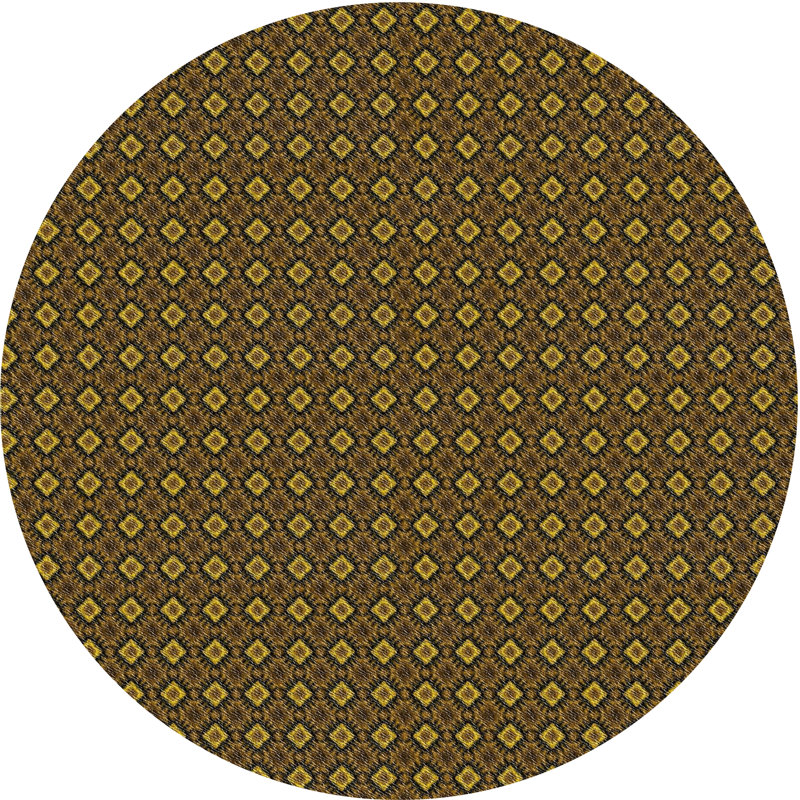 Rishi Geometric Indoor Rug, Round 7'