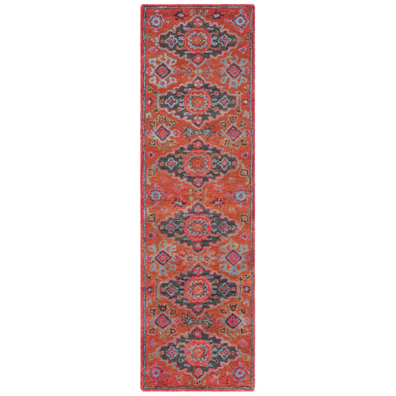 Carlsen Hand Tufted Wool Oriental Rug, Runner 2'3" x 8'
