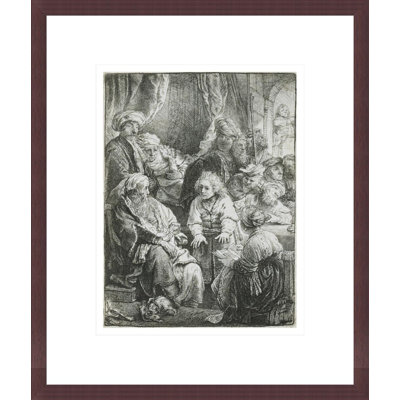 Joseph Telling His Dreams by Rembrandt van Rijn - Framed Giclee Print