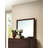 Espresso Finish Mirror