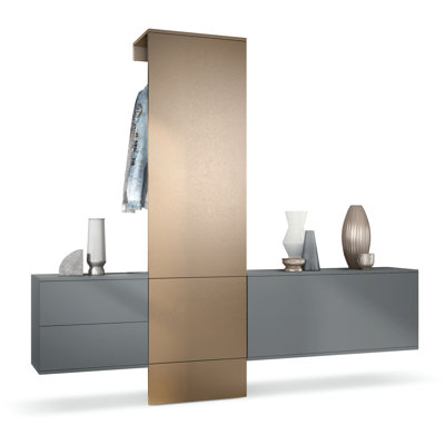 Chappa 209 cm W Hallway Set with Shoe Storage