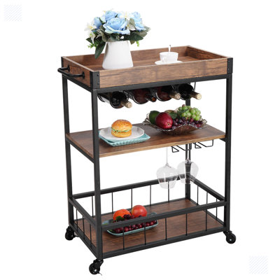 26.72 " W Kitchen Cart