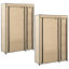 Carsten 2 Door Stainless Steel Wardrobe-1142350488
