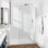 Panneau de douche fixe simple sans cadre l 27 po x H 76 po