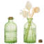 Green Glass Decorative Bottle