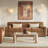 Enid Solid Marble Square Coffee Table-74247639