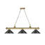 Luminaire suspendu pour table de billard 3 lumières Annaleisa-62758300