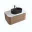 Meuble-lavabo de salle de bain avec lavabo, armoire murale avec porte-serviettes gratuit, conception de lavabo simple en céramique à rayures ovales, sans bonde ni robinet, pré-assemblé-1899720577-1899720578
