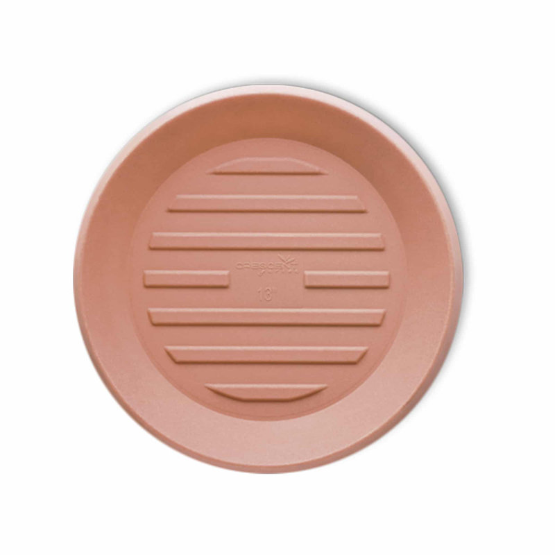 Circular Universal Round Planter Saucer, 1.5" H x 15" W x 15" D, Terracotta