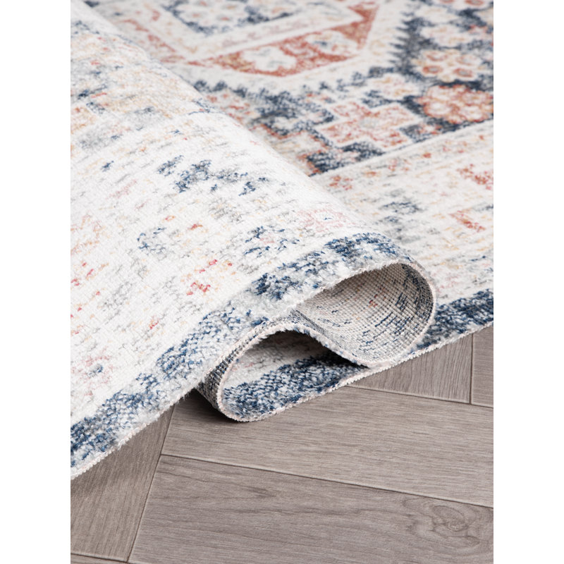 Rovel Vintage Look Machine Made Indoor / Outdoor Area Rug, Rectangle 78 x 150cm
