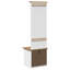 Hallway Cabinet With Hooks BODO 50X40x157 Cm-1649788463