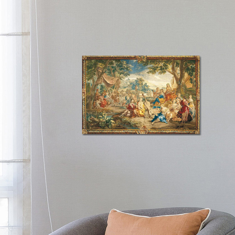 Brussels Tapestry, 18Th Century by Top Art Portfolio - Wrapped Canvas Painting, 66.04 cm H x 45.72 cm W x 3.175 cm D