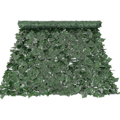 Faux Ivy Privacy Fence 39 Inches Realistic Natural Look Ideal For Outdoor Balcony And Garden Artificial Screen - Material Blocks Unwanted Views Use