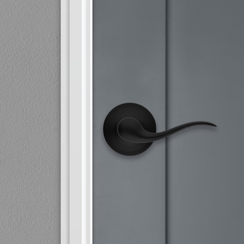 Faux levier de porte simple Toluca avec rosette Toluca, Droite