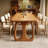 Burlywood Rectangular Solid Wood Dining Table-217827182