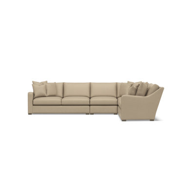 Bernhardt Ventura 4-Piece Fabric Sectional