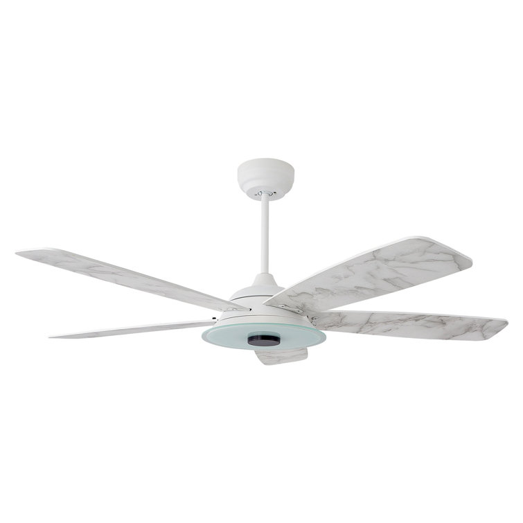 Journey Indoor/Outdoor Smart Ceiling Fan, Dimmable LED Light Kit & Remote Control, Works with Google Assistant, Amazon Alexa, and Siri Shortcuts.